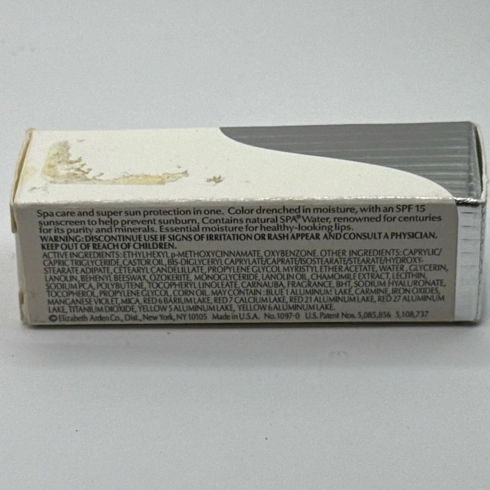 HTF NIB NOS Elizabeth Arden Lip SPA Sun Shade‎ Lip Color SPF 15 #92 Coral Reef